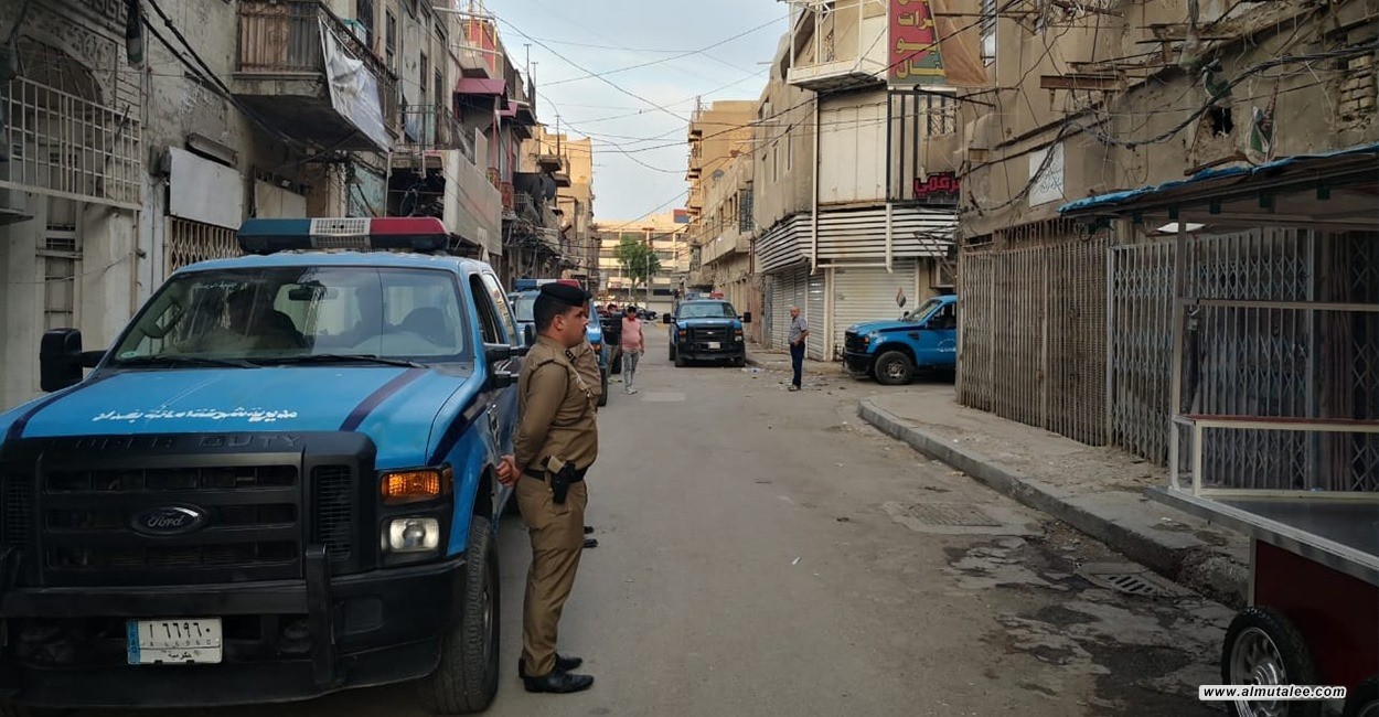 الداخلية تعلن عن نتائج جديدة لعملية فرض القانون في البتاوين وسط بغداد