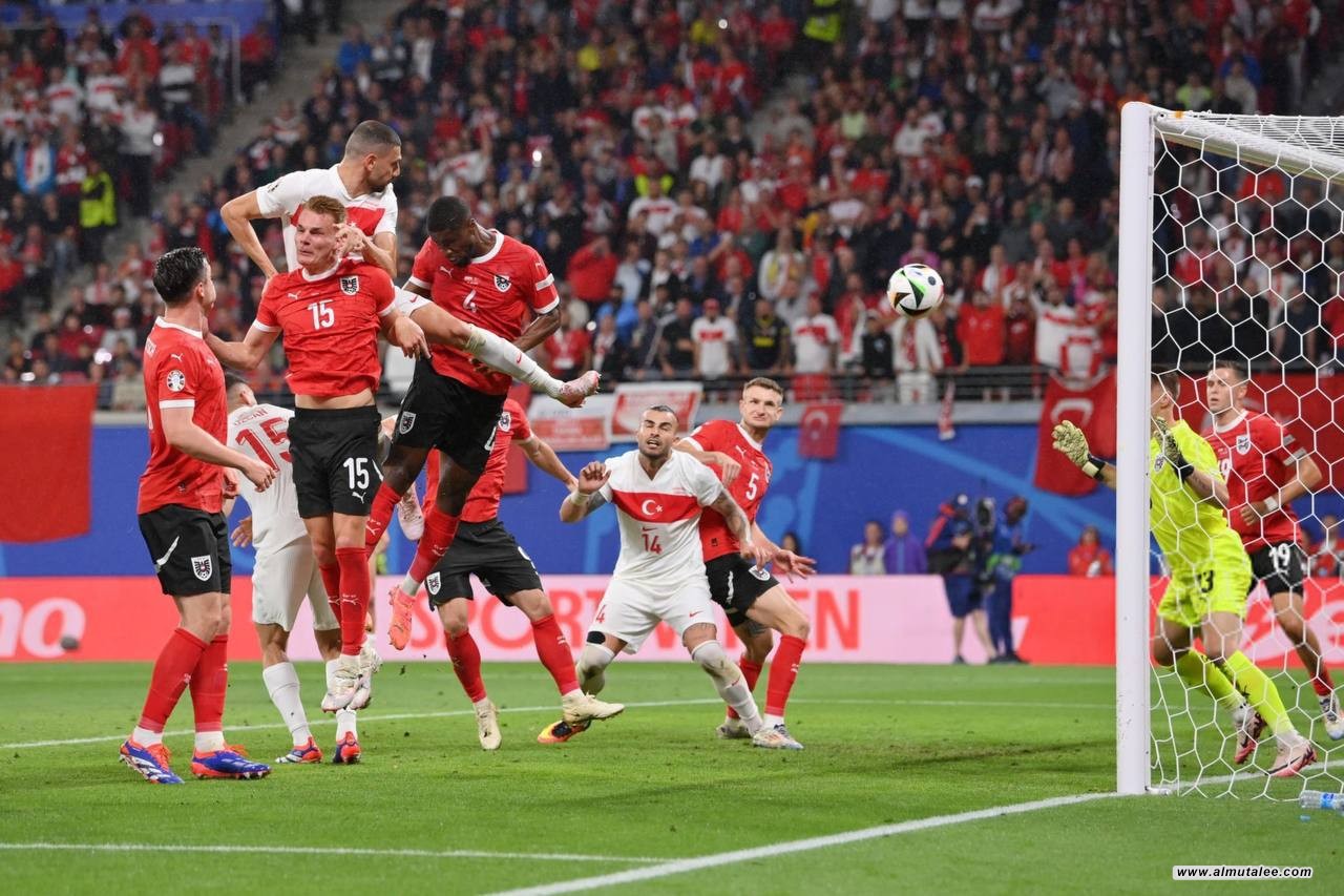 تركيا تتغلب على النمسا بهدفين لتواجه هولندا في ربع نهائي بطولة أمم أوروبا