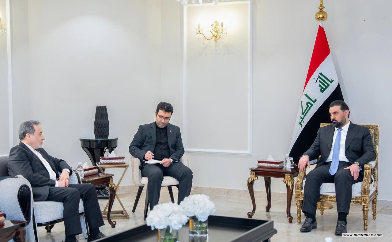 الحلبوسي يبحث مع عراقجي تعزيز العلاقات الثنائية والمسار الدبلوماسي لحل الأزمات
