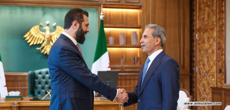 الشرع يستقبل القاضي زيدان ويبحثان تعزيز التعاون بالمجالين القضائي والقانوني