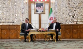بارزاني و رئيس البرلمان الإيراني يبحثان سبل تطوير العلاقات بكافة المجالات (صور)
