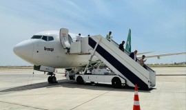 انطلاق أول رحلة سياحية من مطار كركوك لأذربيجان وفق اتفاق مع شركات دولية