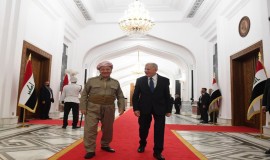الرئيس رشيد يستقبل رئيس الحزب الديمقراطي الكردستاني