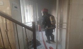بالصور... الدفاع المدني يعلن السيطرة على حريق في مستشفى الحكيم في بغداد