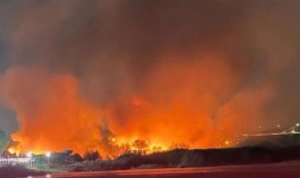 مصدر: حريق كبير يلتهم غابات الموصل في محافظة نينوى