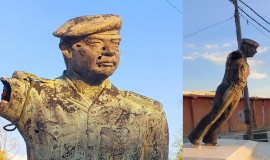 وضع تمثال لصدام حسين في السليمانية يثير موجه من الانتقادات.. و المطلع تكشف الخفايا