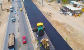 بغداد تعلن انجاز المرحلة الأولية من مشروع تطوير طريق بغداد الموصل (صور)