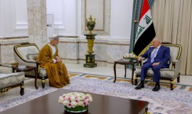 الرئيس رشيد يؤكد أهمية رفع مستويات التعاون بين العراق وسلطنة عمان