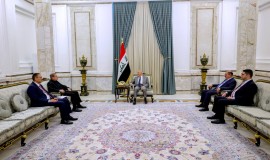 رئيس الجمهورية يؤكد موقف العراق الداعم للقضية الفلسطينية