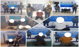 القبض على 10متهمين بقضايا قانونية مُختلفة في بغداد