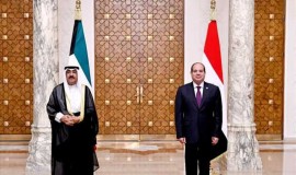 السيسي و أمير الكويت يؤكدان ضرورة التوصل لوقف فوري لإطلاق النار بغزة
