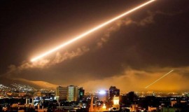 اعلام: دوي انفجارات في سماء العاصمة السورية دمشق (صورة)