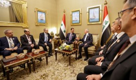الرئيس رشيد يشيد بالتعاون المشترك بين العراق وسوريا بتعزيز أمن الحدود
