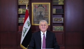 الرئيس رشيد يؤكد دعم العراق لتقديم المساعدة بعمليات البحث عن رئيسي