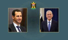 الرئيس رشيد يتبادل التهاني مع الرئيس السوري بمناسبة عيد الأضحى المبارك