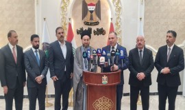 الحكيم يؤكد بدء حوار الفصائل لحصر السلاح وتحذير من أزمة هرمز